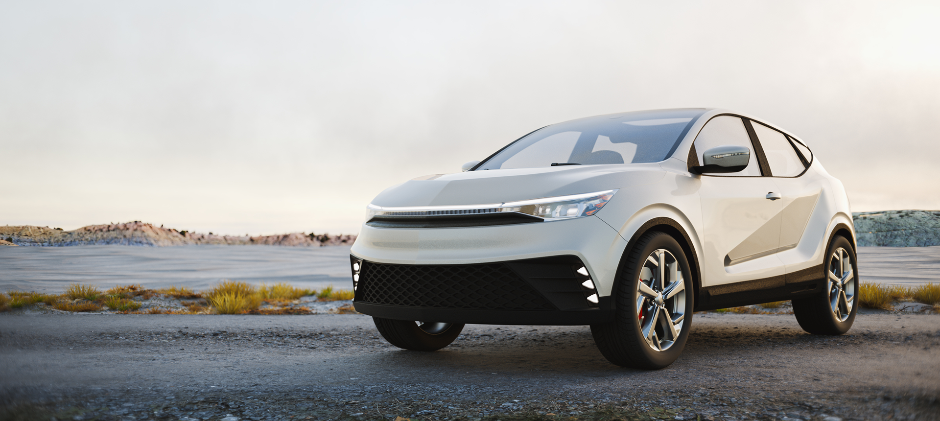 Modern SUV with sleek design